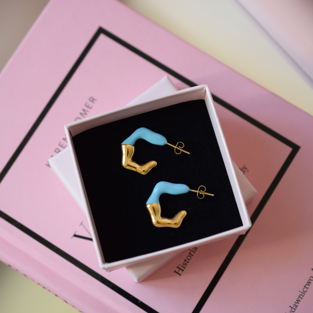 Kolczyki Vintage Blue
