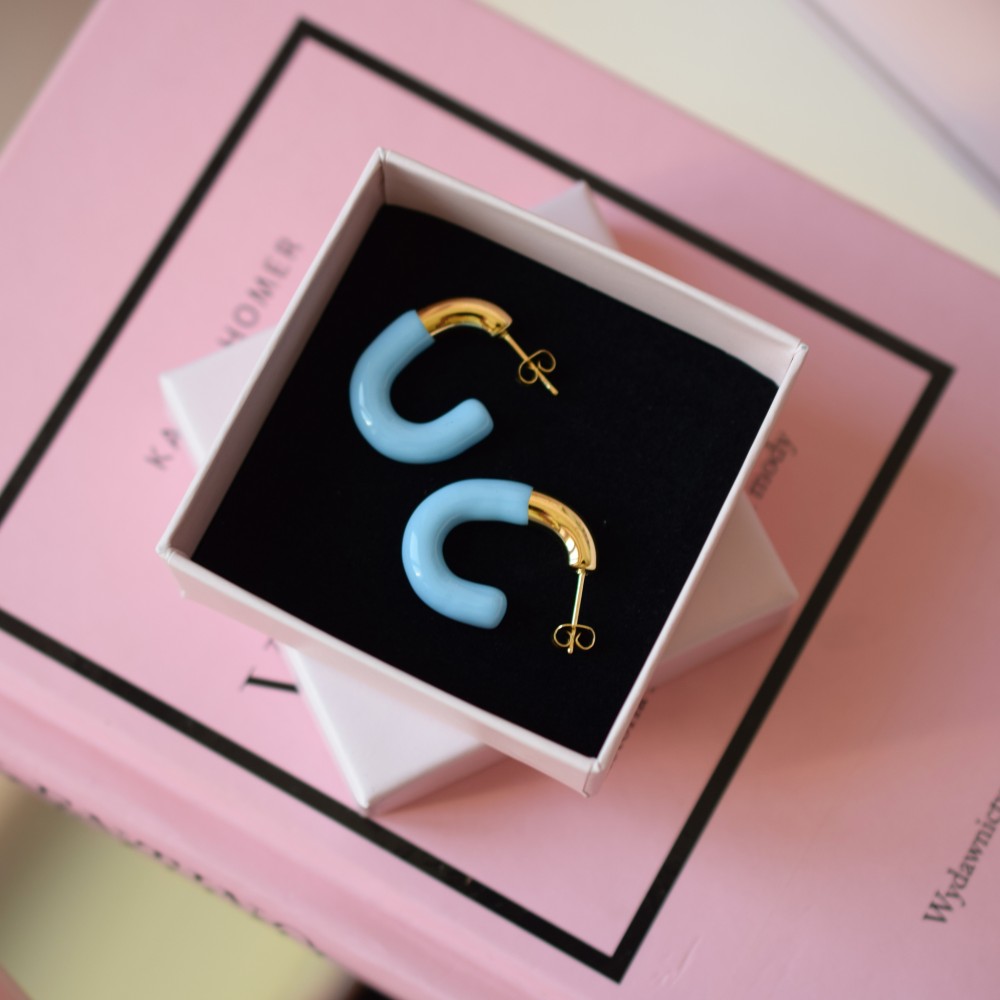 Kolczyki Spring Blue