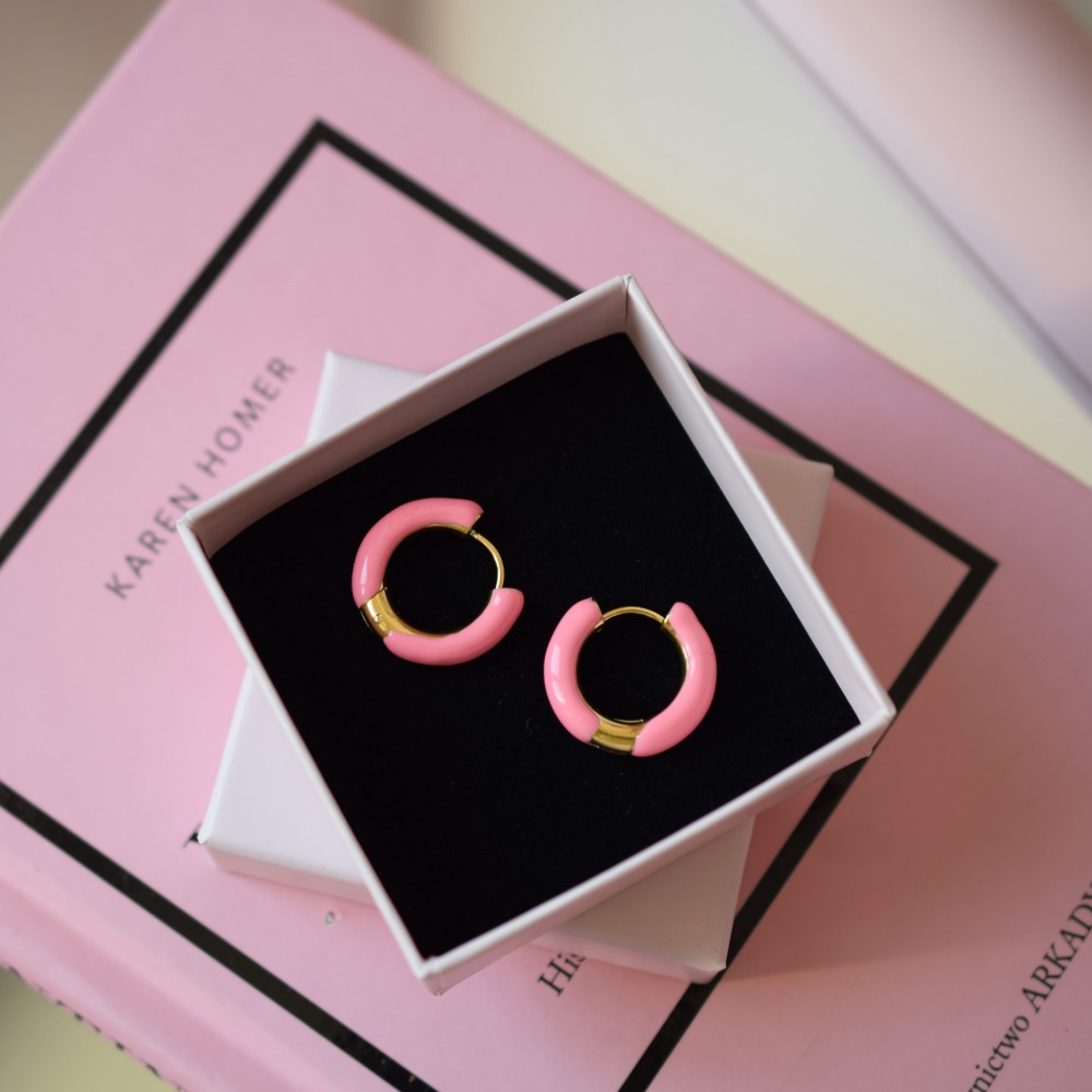 Kolczyki Joy Light Pink