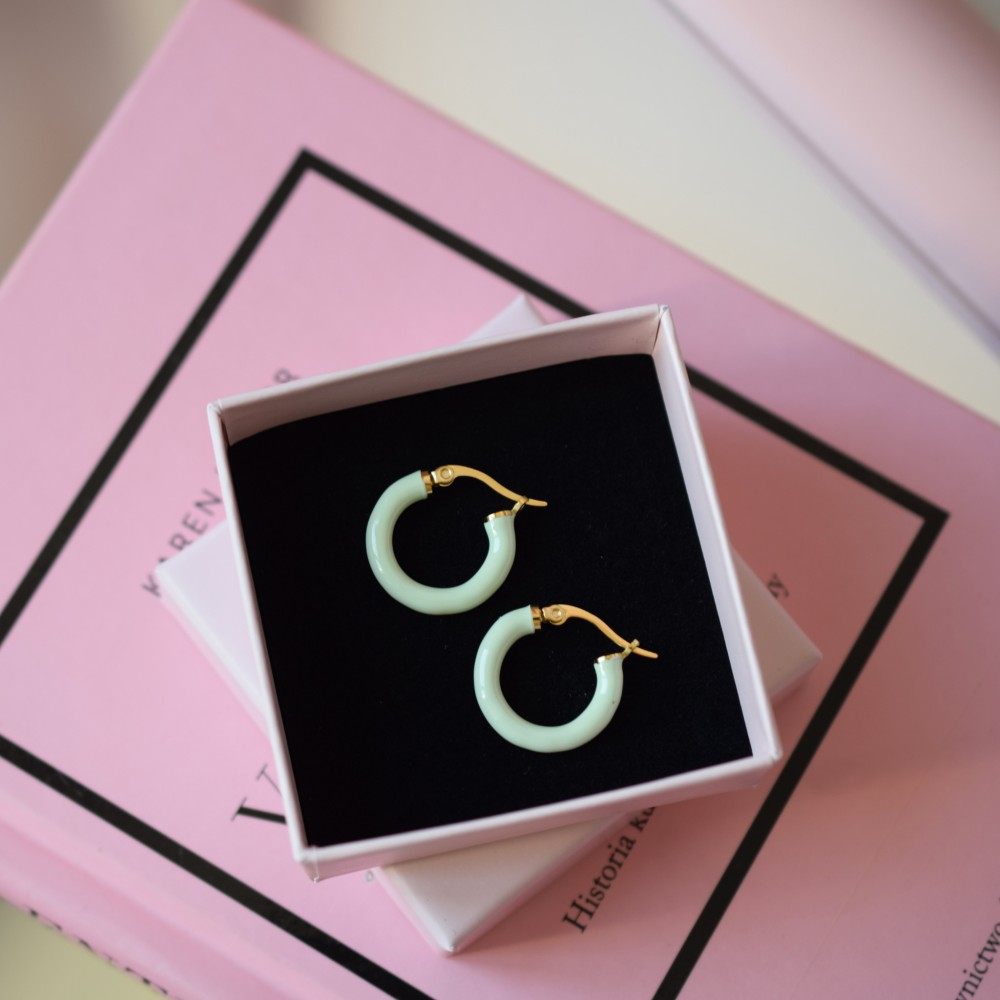 Kolczyki Classy Mint