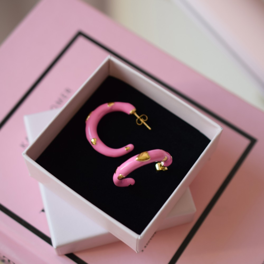 Kolczyki Pink Vibes