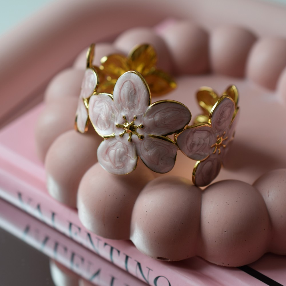 Bransoletka Flower Pink