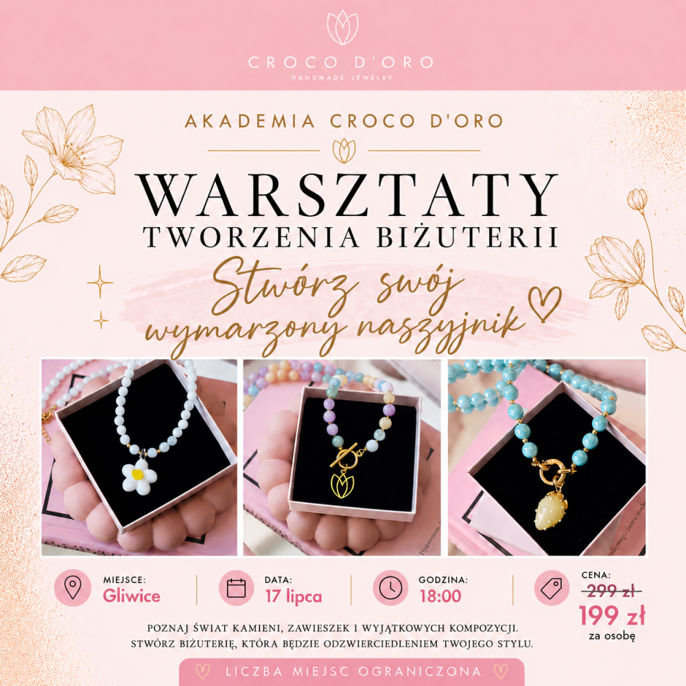 WARSZTATY TWORZENIA BIŻUTERII- NASZYJNIK  17.07.2026