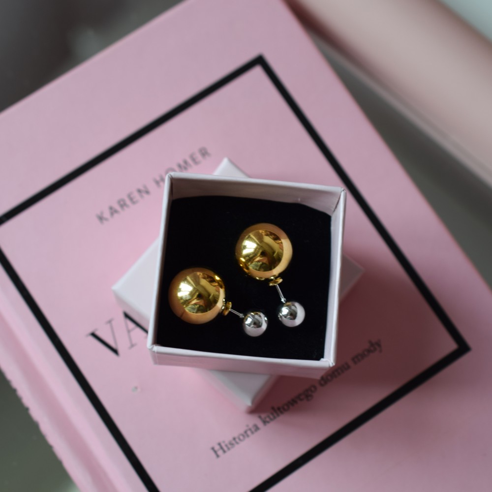 Kolczyki ICONIC Silver&Gold